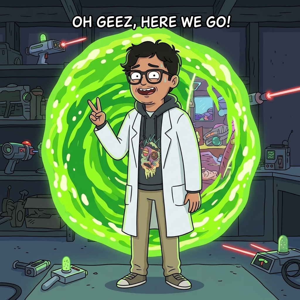 Nisfal Filsa Rick and Morty Cartoon Avatar