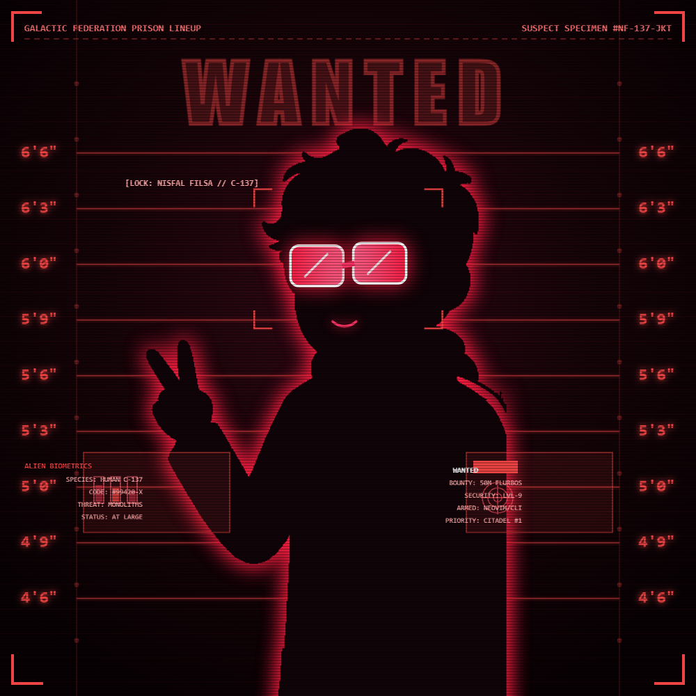 Wanted Criminal Silhouette Nisfal Filsa